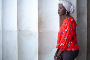 UNHCR Goodwill Ambassador and Sudanese-American slam poet Emi Mahmoud